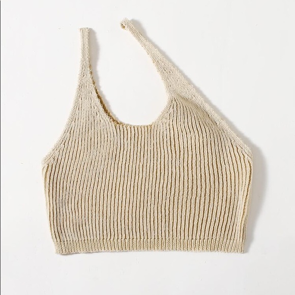 Tops - Crochet knit crop top 🏝 like skims